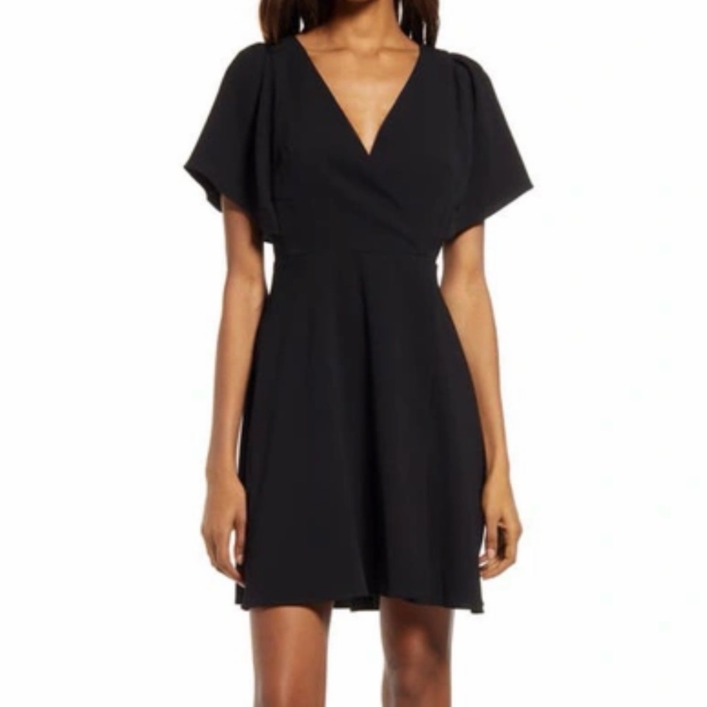 Madewell Black Wrap Dress